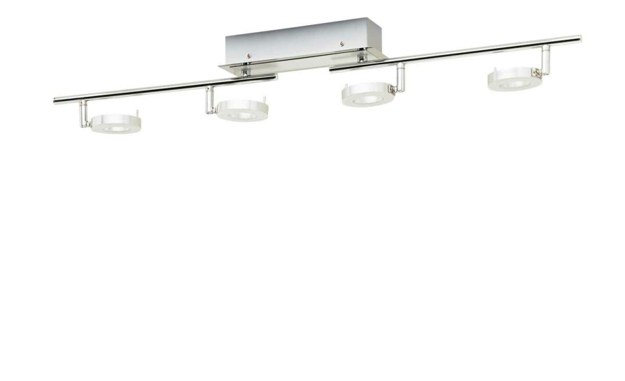 Deckenleuchten * | Paul Neuhaus Led-Deckenstrahler Mit 4 Ringformigen Spots