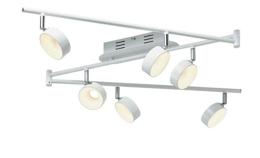 Deckenleuchten * | Khg Led-Spot, 6-Flammig Weis