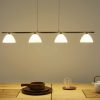 Deckenleuchten * | B-Leuchten Led-Pendelleuchte, 4-Flammig, Nickel Matt