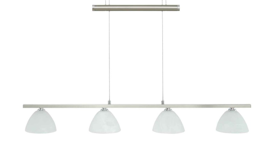 Deckenleuchten * | B-Leuchten Led-Pendelleuchte, 4-Flammig, Nickel Matt