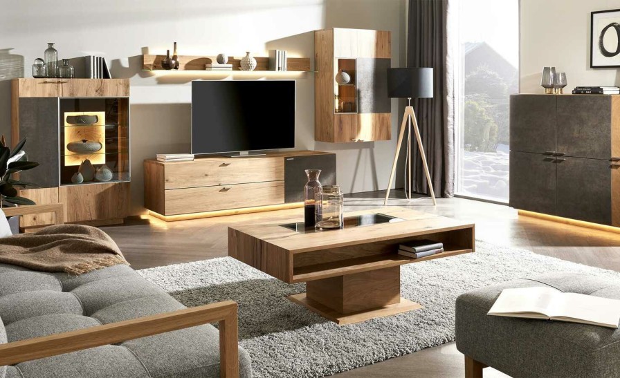 M Belleuchten * | Wohnwert Sockelbeleuchtung Sideboard Natura