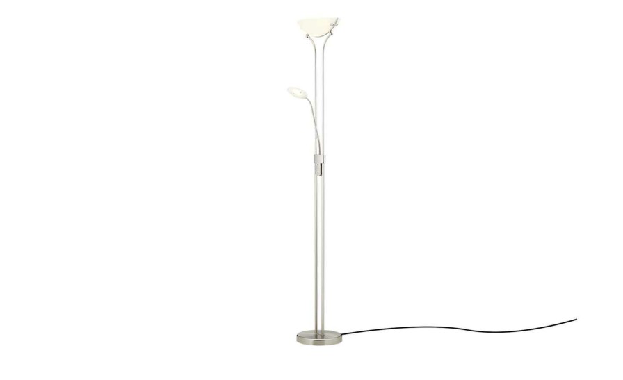 Stehlampen * | Khg Led-Deckenfluter, 2-Flammig | Nickel