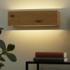 Deckenleuchten * | Trio Led-Wandleuchte, Pinienholz Breit