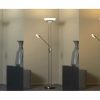 Stehlampen * | Fischer-Honsel Led-Deckenfluter, 2-Flammig, Nickel-Matt