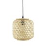 Pendelleuchten * | Home Story Pendelleuchte, 1-Flammig, Bambus-Rattan Geflochten Natur | 125,5|Cm