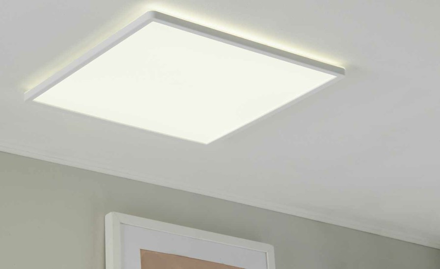 Deckenleuchten * | Led-Panel, Weis Mit Hintergrundbeleuchtung Gros | 22|W