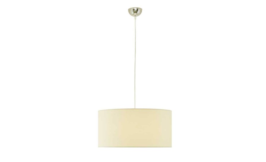 Pendelleuchten * | Pendelleuchte, 1-Flammig, Stoff Beige