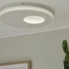 Deckenleuchten * | B-Leuchten Led-Decken- Und Wandleuchte Weis Mit Fernbedienung | 50|Cm