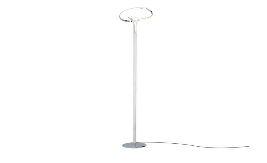 Stehlampen * | Khg Led-Stehleuchte, 1-Flammig, Chrom