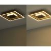 Deckenleuchten * | Home Story Led-Deckenleuchte, Schwarz/Goldfarben