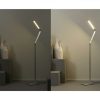 Stehlampen * | Fischer-Honsel Led-Stehleuchte, Alufarben Mit Dimmer | Silberfarben