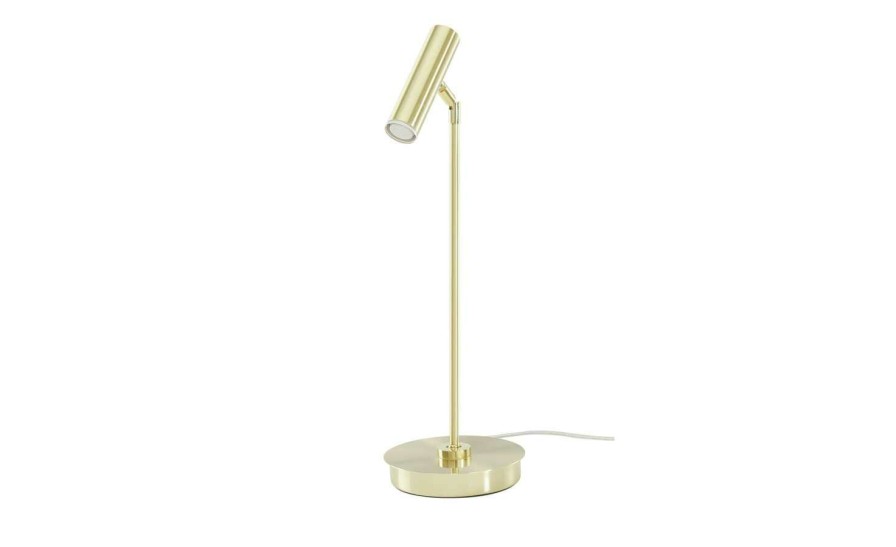 Tischlampen * | B-Leuchten Led-Tischleuchte, 1-Flammig, Messing-Matt