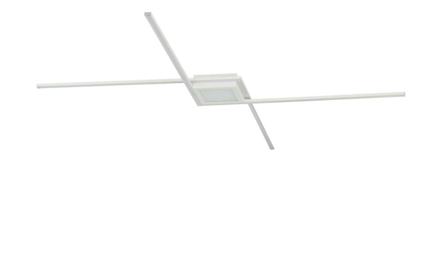 Deckenleuchten * | Trio Led-Deckenleuchte, Weis