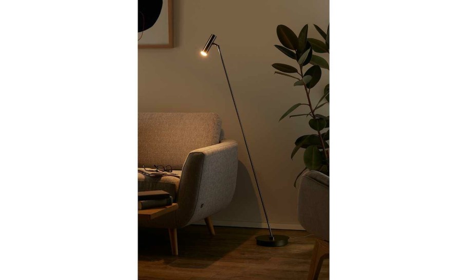 Stehlampen * | B-Leuchten Led-Stehleuchte, 1-Flammig, Bronzefarben